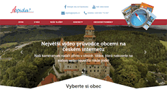 Desktop Screenshot of cestujemepocr.cz